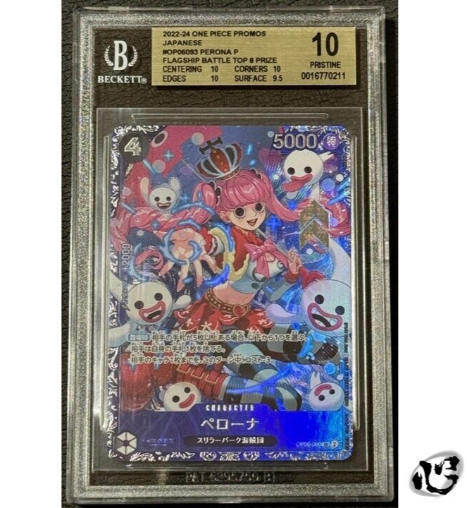 BGS 10 One Piece Perona OP06-093 SR Flagship Battle Promo BGS 10 One Piece Perona OP06-093 SR Flagship Battle Promo