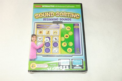LAKESHORE INTERACTIVE WHITEBOARD SOFTWARE Sound Sorting Beginning PC CD-ROM NEW