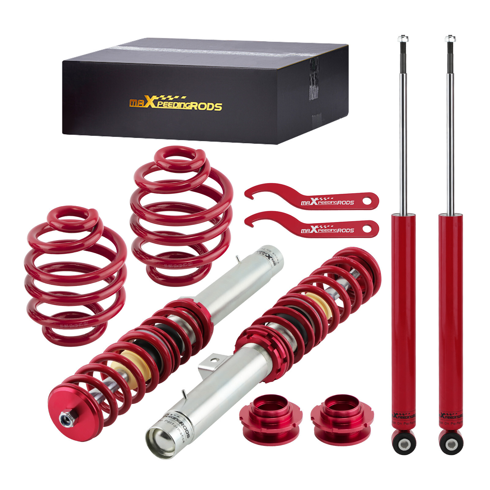 4pcs Front Rear Coilover Kit for BMW E46 Convertible 316 318 320 323 325 328 330