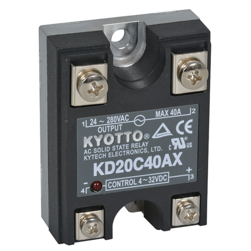 Kyotto KD20C40AX Relay SS, 4- 32 Volt DC Input 40 Amp, 280 Volt
