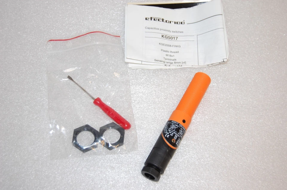 IFM EfectorKGE2008-FRKG KG5017 KGE2008FRKGKG5017 Capacitive Proximity Sensor - Image 2 of 4