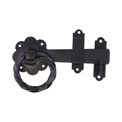 Timco 6'' gedrehter Ring Torriegel verzinkt, Schlüsselschloss für gedrehte & Haustore