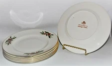 COALPORT Strawbridge & Clothier Plates*6 Bread & 6 Salad*England*Bone China