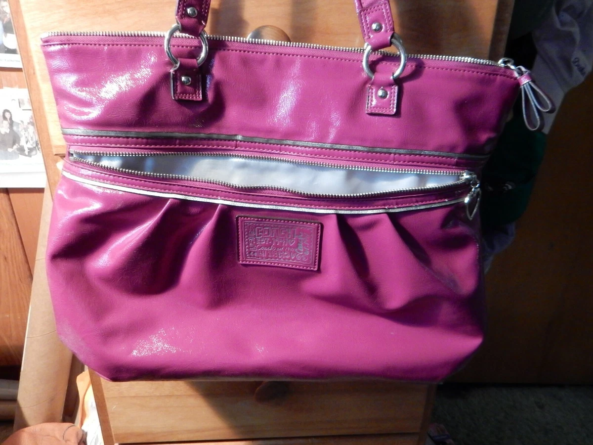 Coach raspberry best sale purse