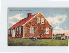 Postcard An Old Cape Cod House Cape Cod Massachusetts USA