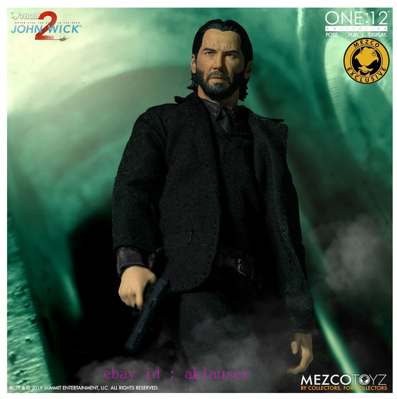 Mezco Toyz 1/12 John Wick chapter 2 John Wick Action Figure