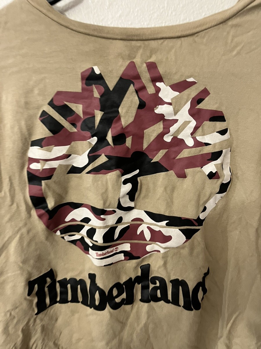 Boy's Timberland Short Sleeve T-Shirt Size Large Beige | eBay