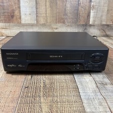 PHILIPS MAGNAVOX VRT362AT01 VCR Plus, 4 Head VHS Recorder - NO REMOTE - Working