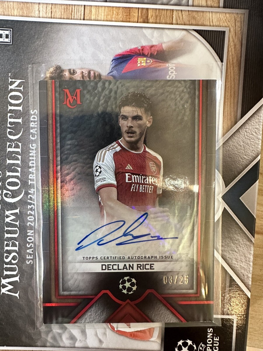 デクラン・ライス　オートグラフ Declan Rice Auto museum collection