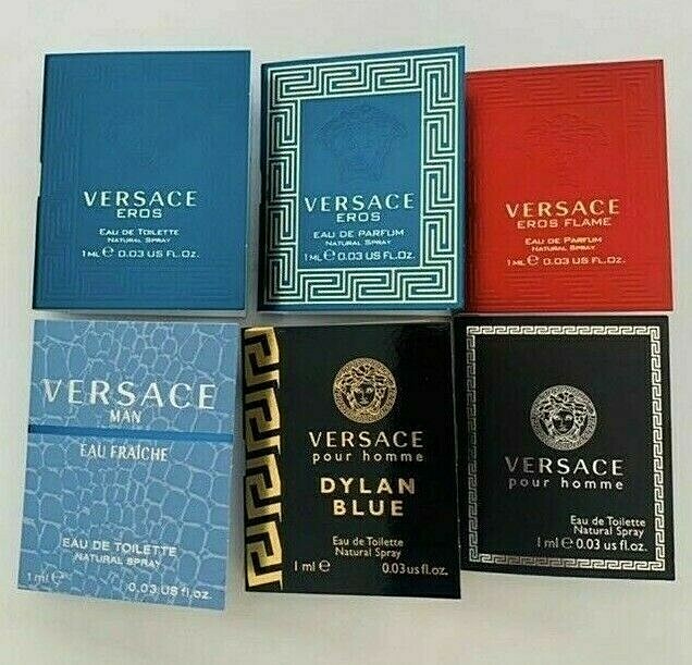 Versace For Men Collection Sample Size 6pcs Set