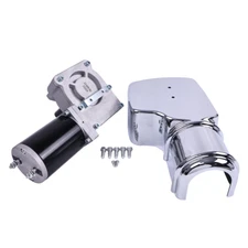 Dump Truck Roll Tarp Motor Chrome 12V 600W 0.8HP 90:1 gear ratio