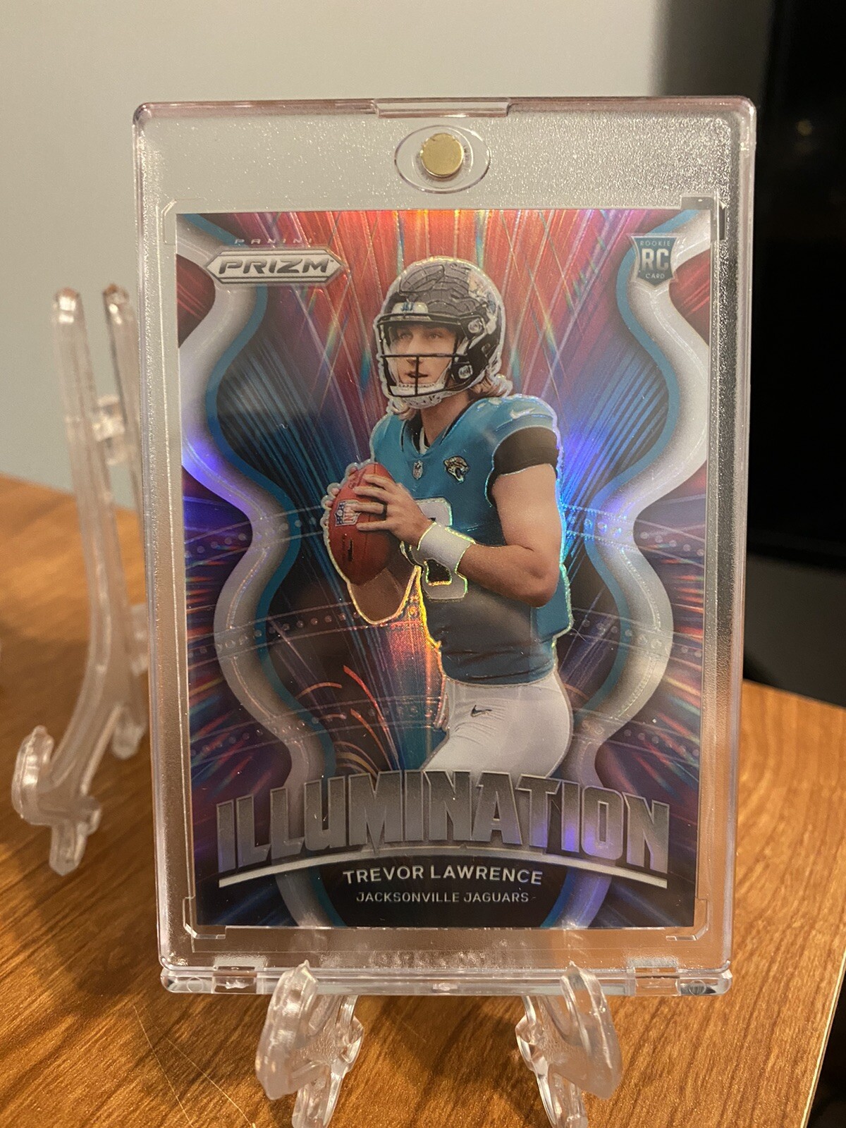Trevor Lawrence 2021 Panini Prizm RC Rookie Illumination Case Hit No I-1 Jaguars