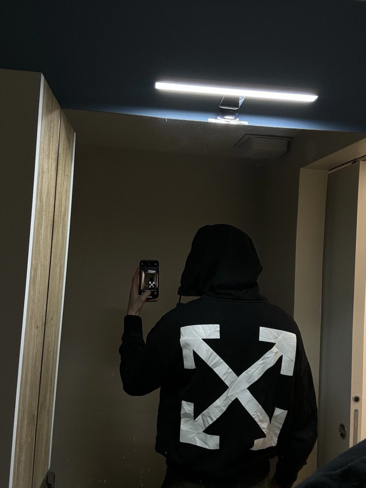 OFF WHITE Felpa con cappuccio Moncler X Off White