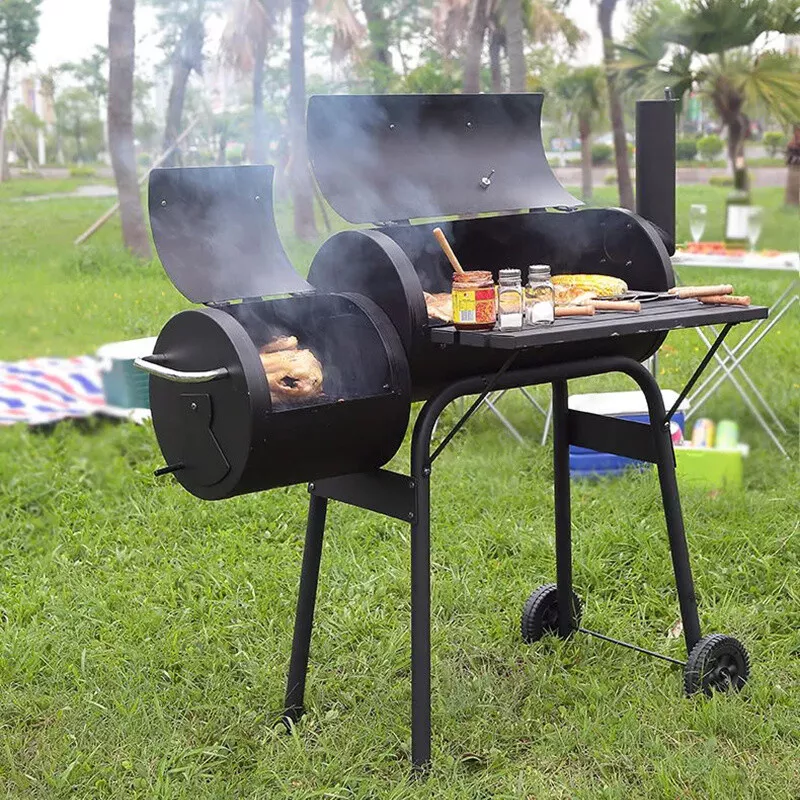 Patio top charcoal grill