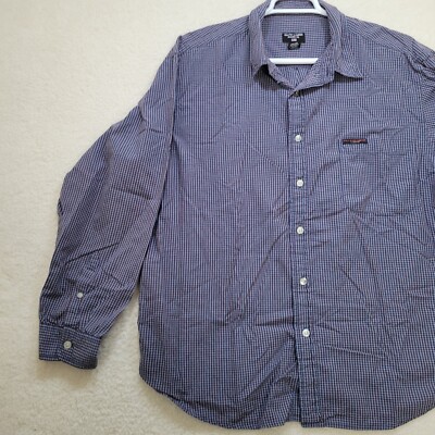 こっとん Polo Jeans Co Ralph Lauren Jeans Men's Blue Grid Check Button Up