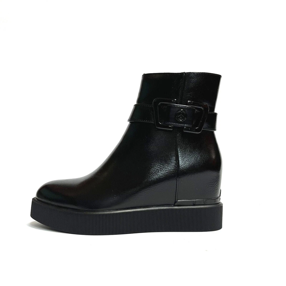 SOLO SOPRANI SCARPE DONNA STIVALETTI CON ZEPPA INTERNA ALTA 104