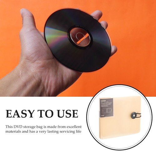 Pp CD Bag Travel Dvd Wallet 12 Capacity CDs Holder Small Case - Afbeelding 12 van 12