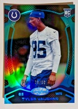 2021 CERTIFIED MIRROR TEAL RC TYLER VAUGHNS 28/50