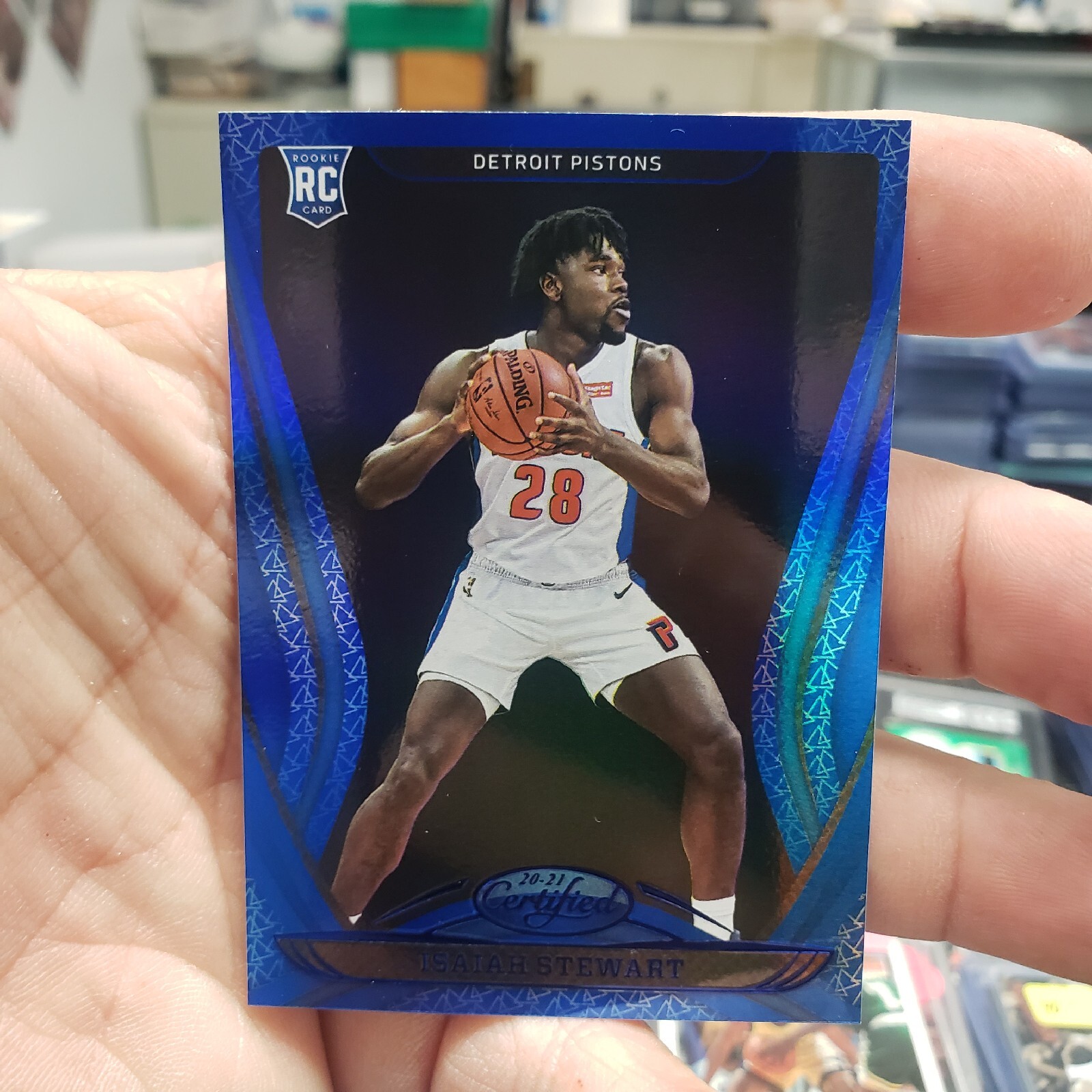 2020-21 Panini Certified Blue Isaiah Stewart Rc # 185