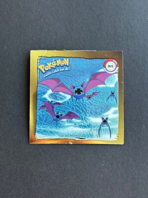 Artbox Series One - Pokemon - Action Flipz - #R15 / Zubat - Gold