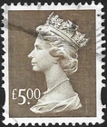 1999 Sg Y1803 £5 brown Machin High Value Definitive Fine Used