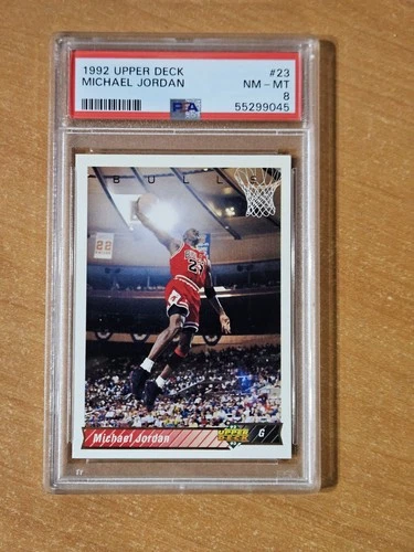 1992 Upper Deck Michael Jordan Card #23 PSA 8 NM-MT