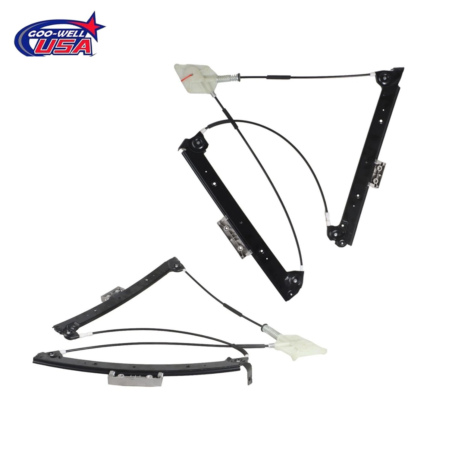2pcs Front Left & Right Window Regulator for 04-18 Bentley Continental GT USA