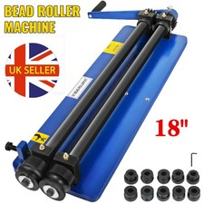 18" Swager Rotary Metal Sheet Tool Bead Roller Rotary Swaging Former Machine UK