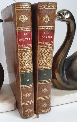 Les Quatre Poëtiques, Abbé Batteux 2T./2, Paris chez Saillant 1771 - Photo 1/4