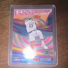 Panini 2023-24 NBA Hoops Premium Stock Anti Gravity #2 LeBron James Lakers