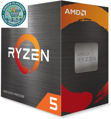 AMD Ryzen 5 5500 6-Core, 12-Thread Unlocked Desktop Processor with Wraith Stealt