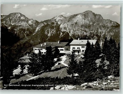40105522 - 8230 Bad Reichenhall Berghotel Predigtstuhl with Hochstaufen Photo E.