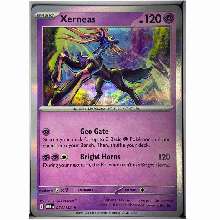 Xerneas 064/132 Mega Evolution English 2025 Holo - Near Mint