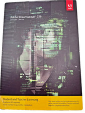 Adobe Dreamweaver CS6 Student Teacher Edition Windows Mac OS Complete Box Set