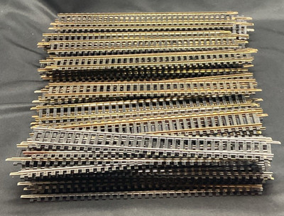 HO Scale Snap Track, 9'' Straight, Various Brands Qty 83 - ships free