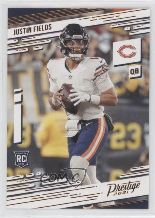 2021 Panini Chronicles Prestige Rookies Update Justin Fields #203 12g7