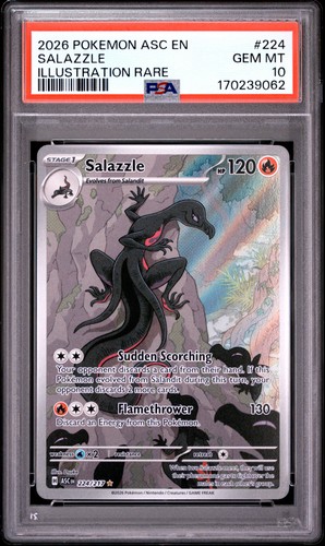 Salazzle graded PSA 10 for sale on eBay