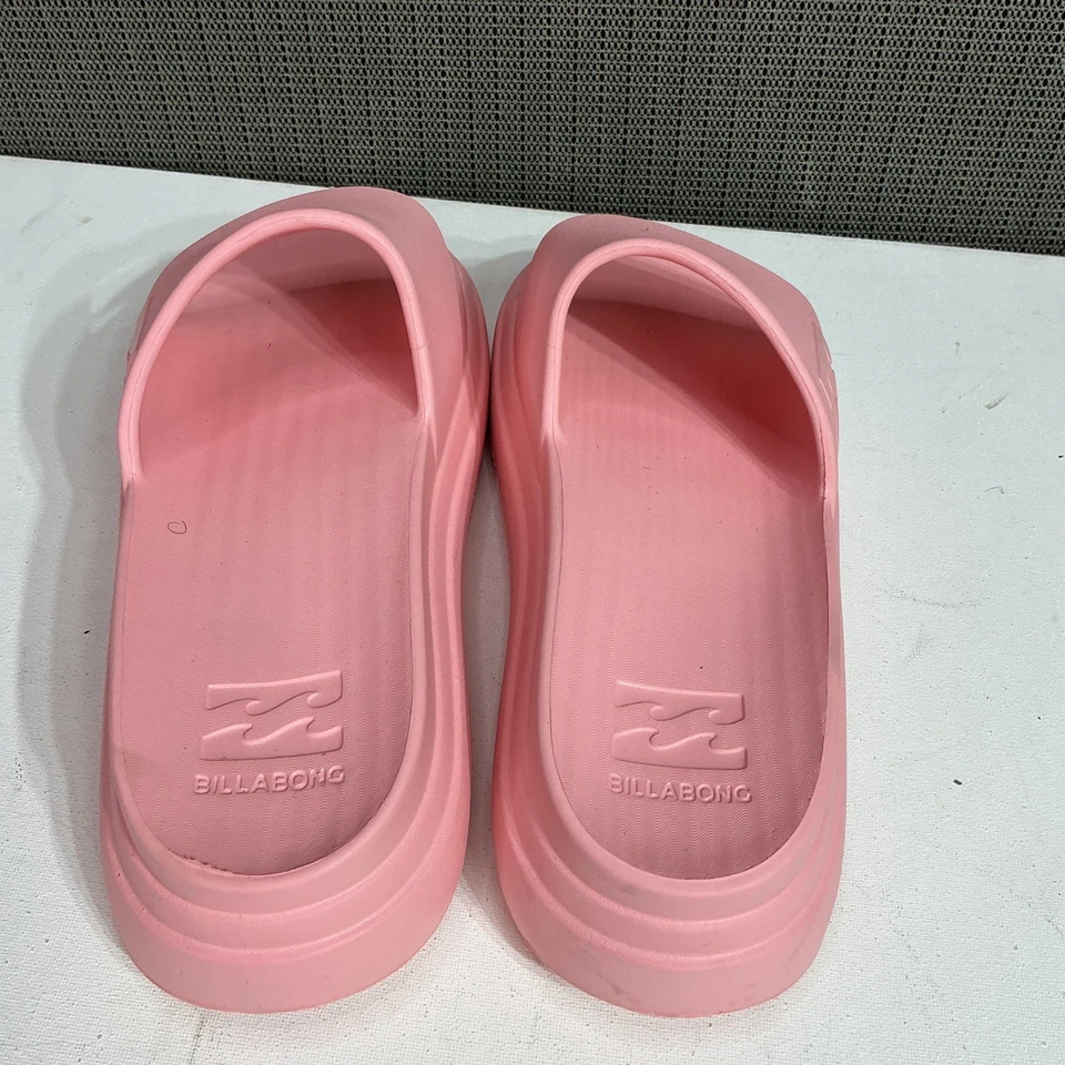 Sandalias de plataforma Billabong para mujer Cloud Cushion Slides rosa talla 8 mercurio Foto 3 de 4