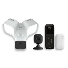 Blink Security Camera System with Floodlight Mini 2 and Video Doorbell 2nd Gen