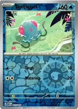 Tentacool Reverse Holo SV: Scarlet & Violet 151 072/165 NM Common
