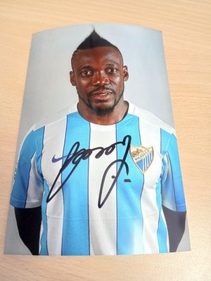 Signiertes Foto Arthur Boka FC Malaga NEU (2)