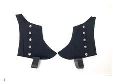 Black Spatterdashes with Peaked Rear