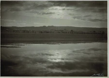 Photo JOÂO MARTINS PORTUGAL C.1935  Aube sur la plage Amankecer na praia