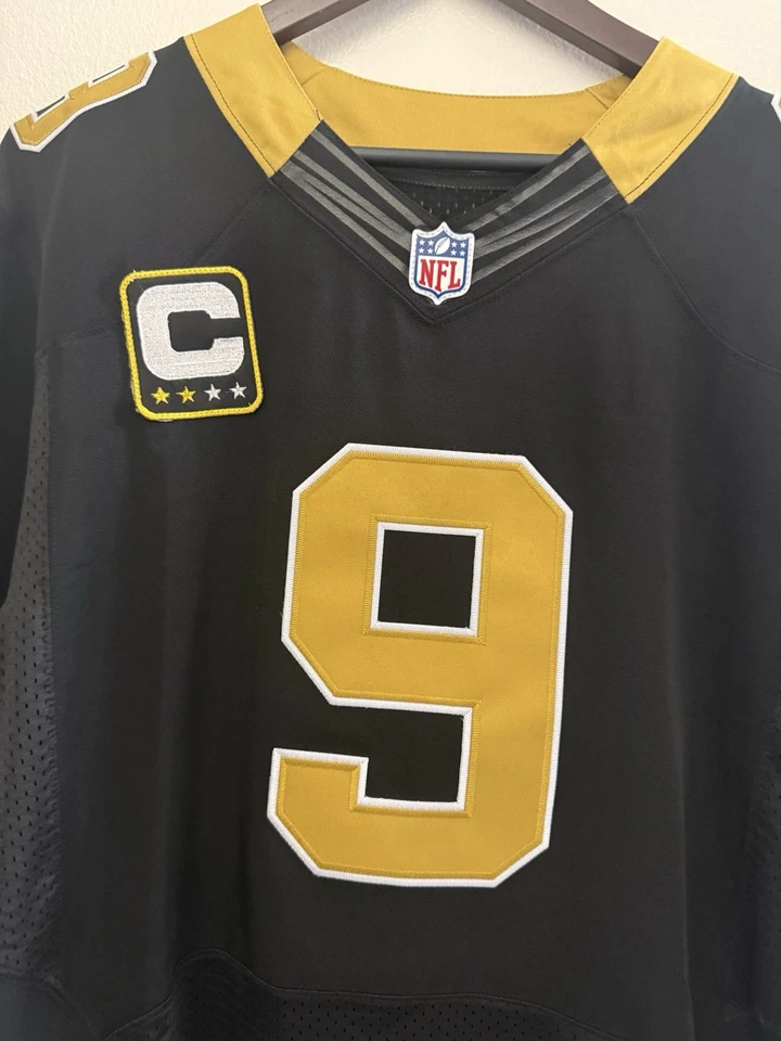 CAMISETA DE FÚTBOL AMERICANO DE LA NFL DE LOS SAINTS DE LOS NUEVOS ORLEANS DE LOS DREW BREES NIKE PARA HOMBRE TALLA 48/Grande Foto 3 de 4