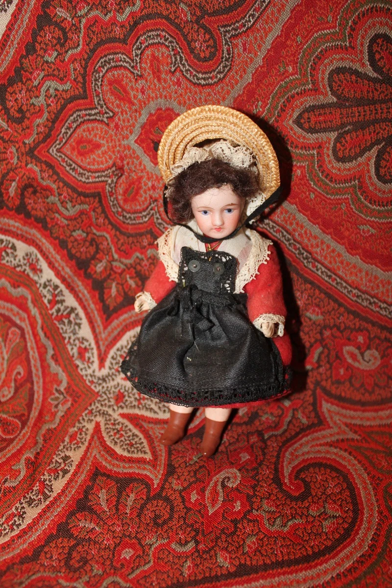 Jolie Poupee Ancienne Tete Porcelaine Unis France 301 (9