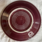 Fiestaware Claret 7 1/4" Classic Rimmed Salad Plate  Excellent! Retired! Fiesta — photo 3