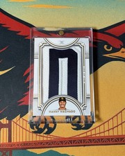 2022 Manny Machado Topps Definitive GAME-USED JUMBO Patch “D” 1/1🔥PADRES🔥WOW