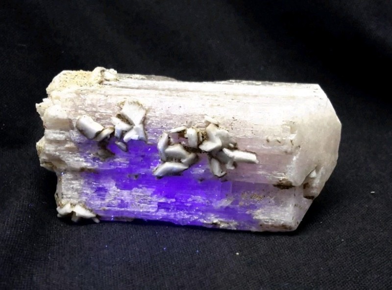 57mm GOLDEN SCAPOLITE GEMSTONE ROUGH from Morocco FLUORESCENT 