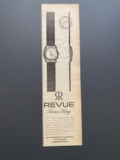 Revue Thommen Rotor King 1959 Vintage Watch Ad Werbung Reklame V07