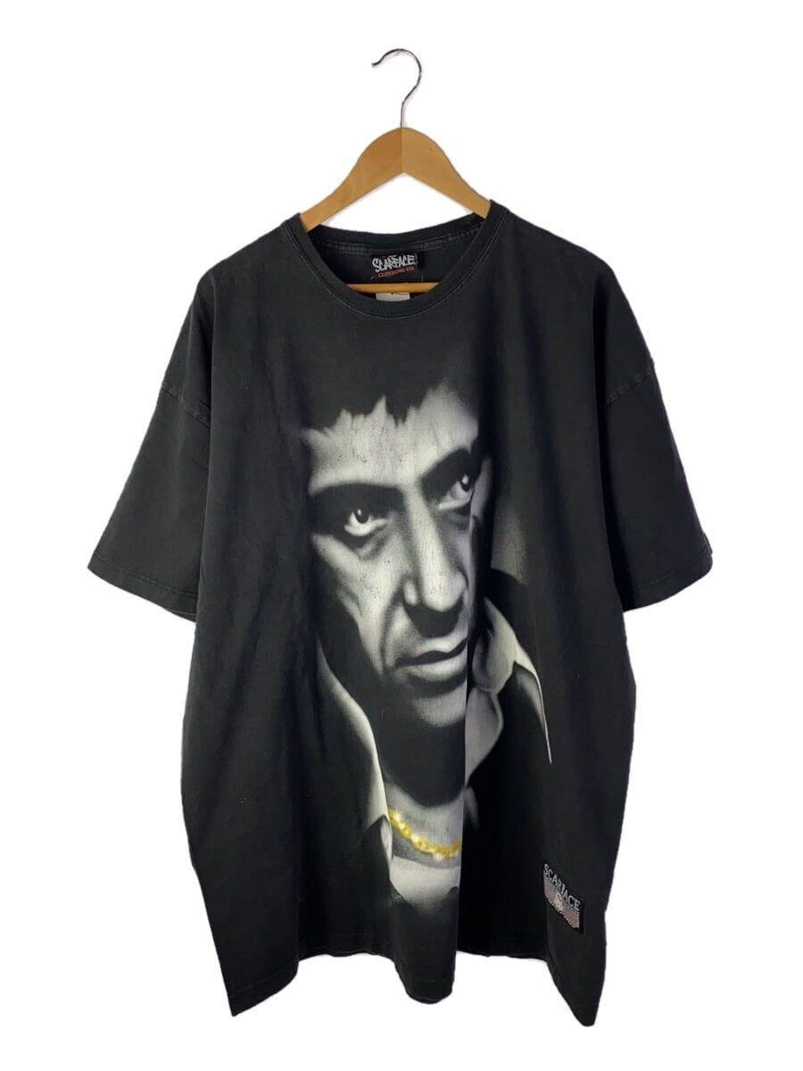 ALTRA ALTRE MARCHE T shirt SCARFACE ABBIGLIAMENTO CO cotone stampa BLK usata